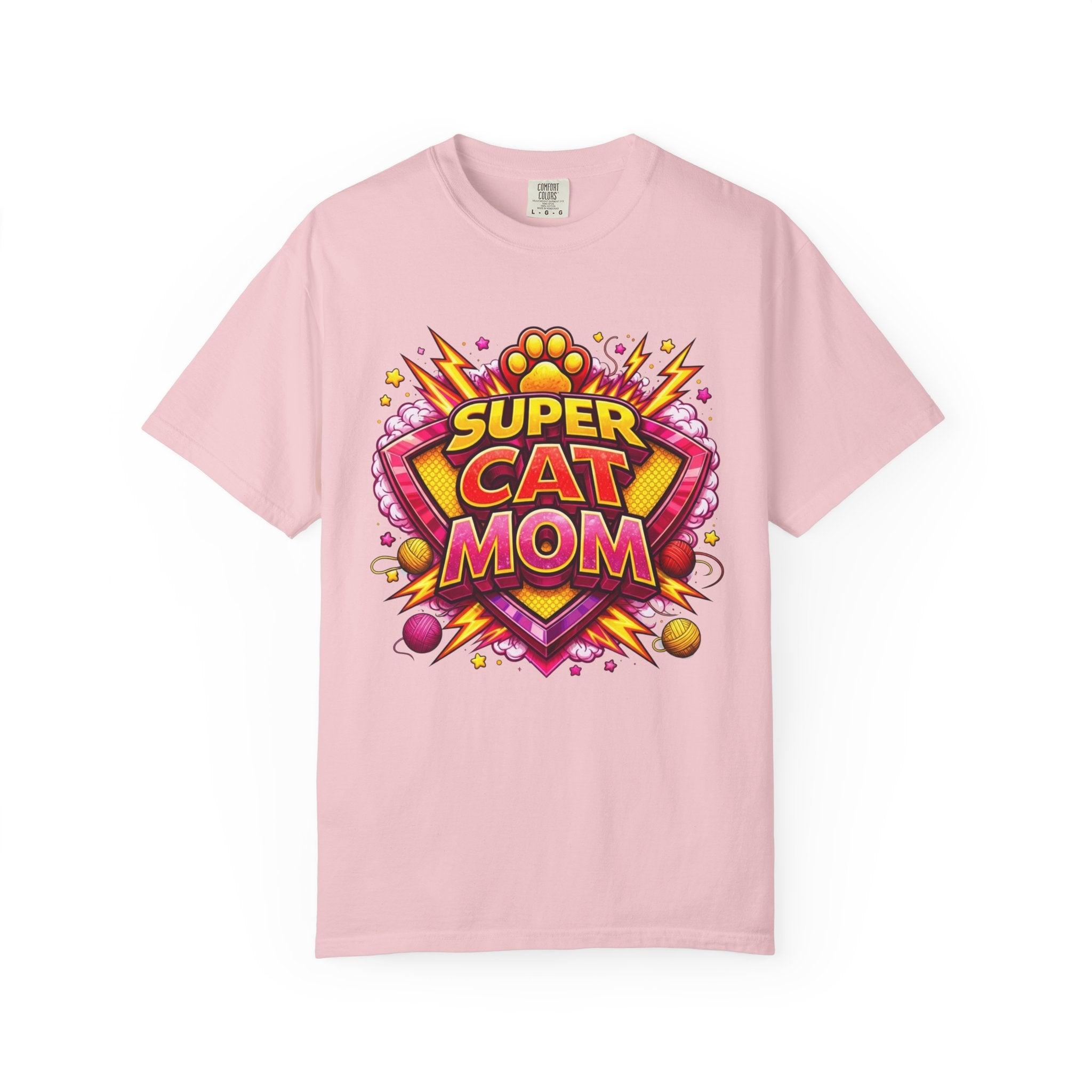 Comfort Colors® Unisex Super Cat Mom T-Shirt