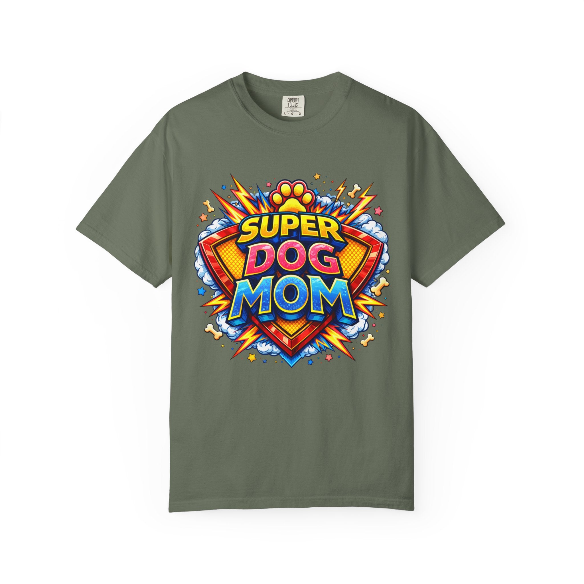 Comfort Colors® Unisex Super Dog Mom T-Shirt
