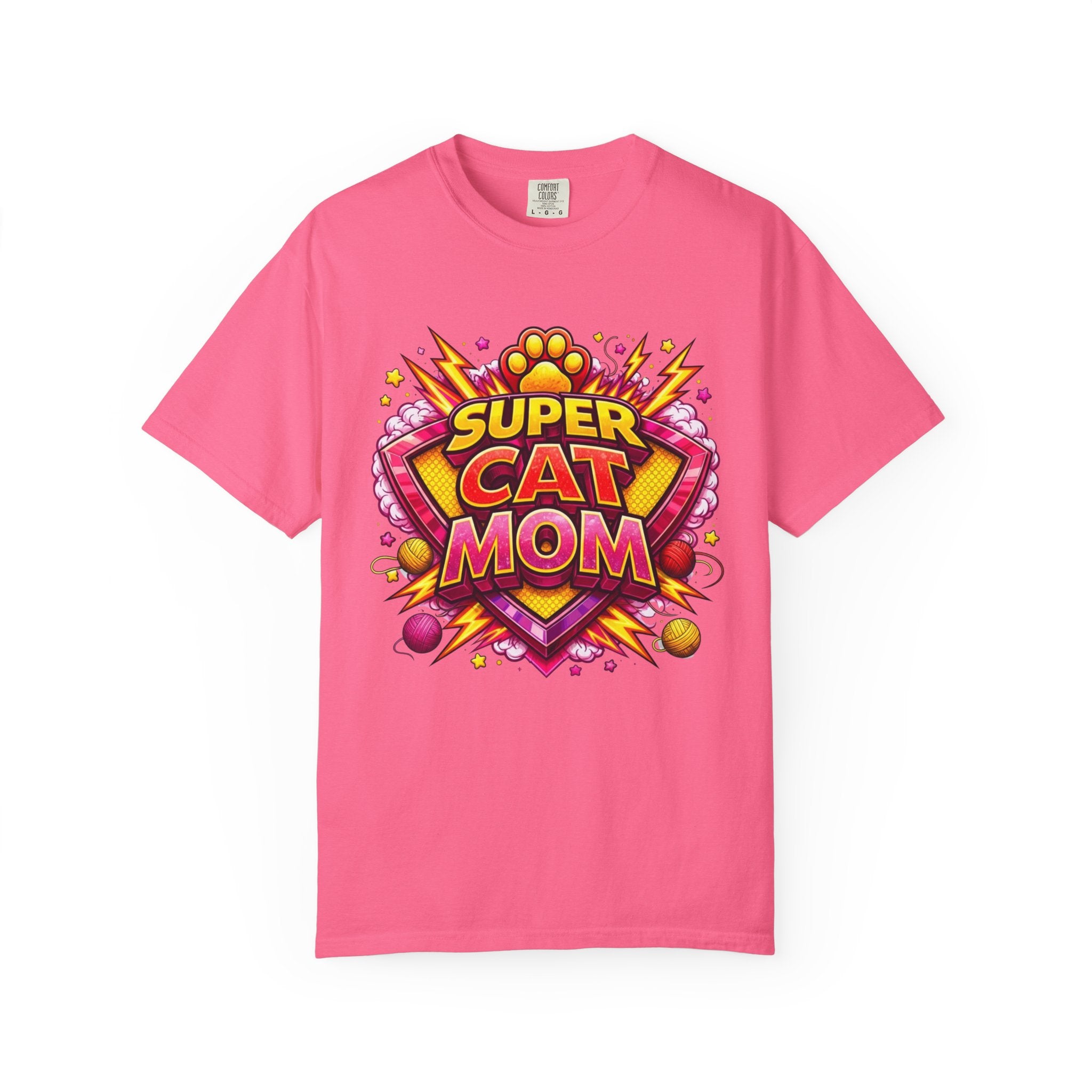 Comfort Colors® Unisex Super Cat Mom T-Shirt