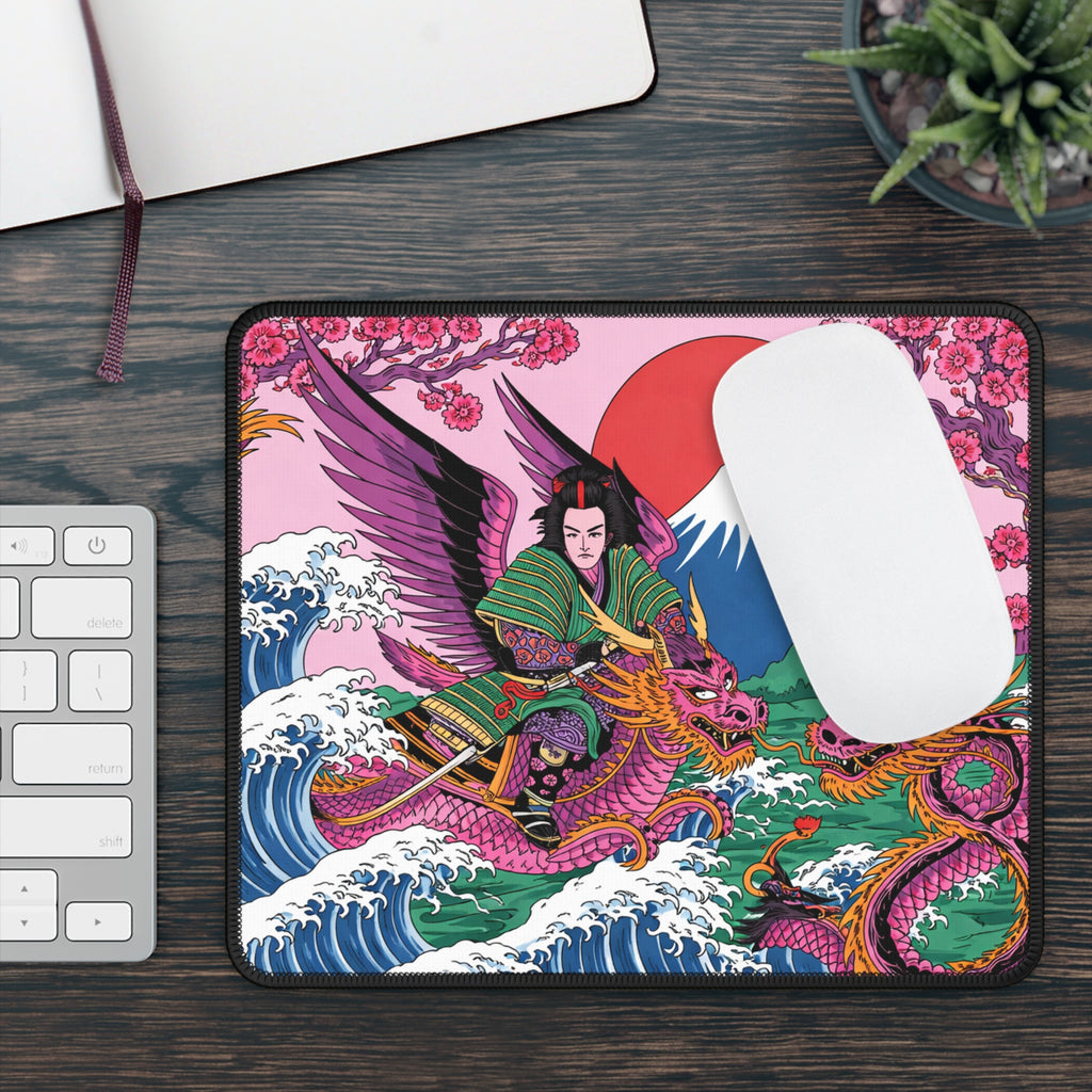 Gaming Mouse Pad Japanese Dragon Warrior