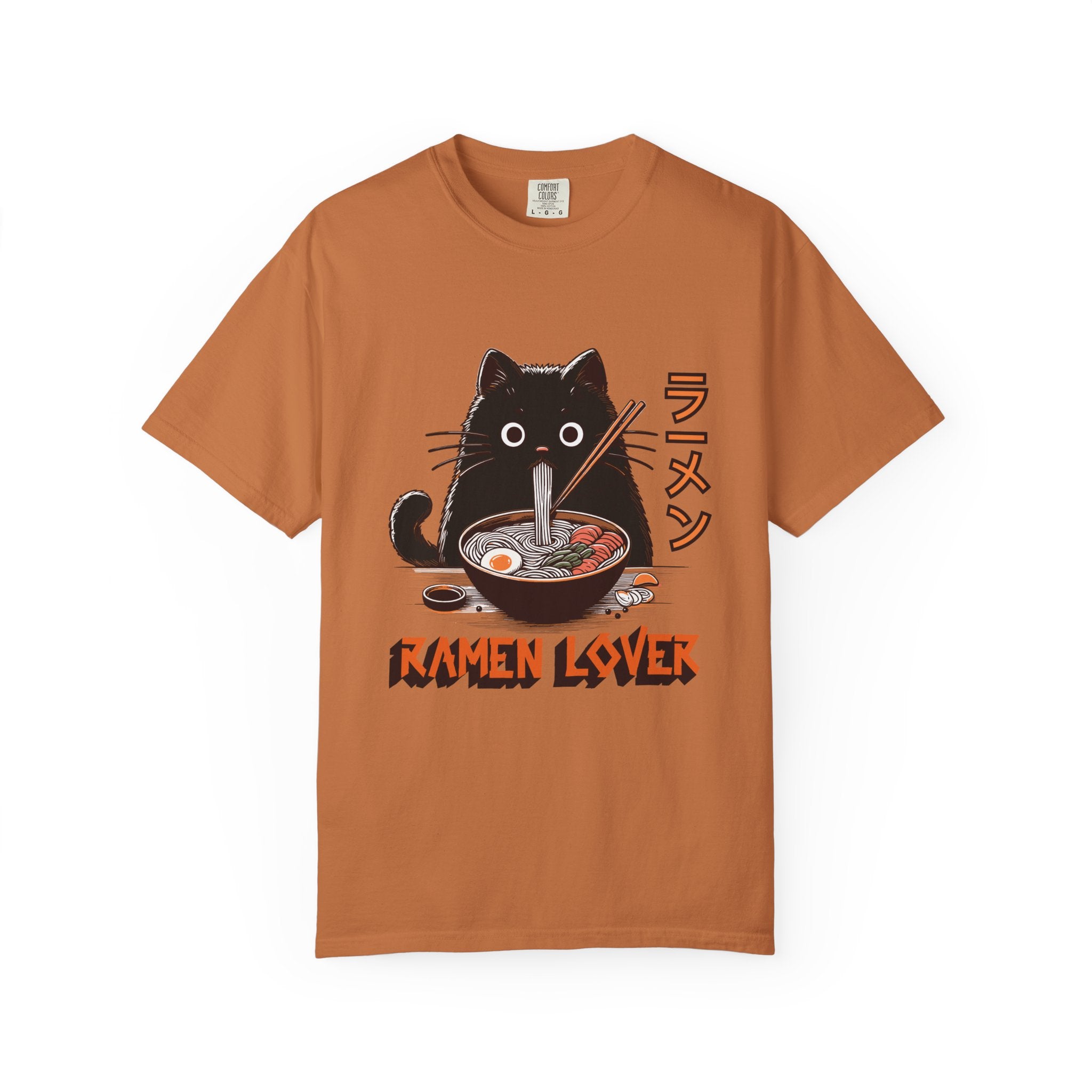 Comfort Colors® Unisex Ramen Lover Cat T-Shirt