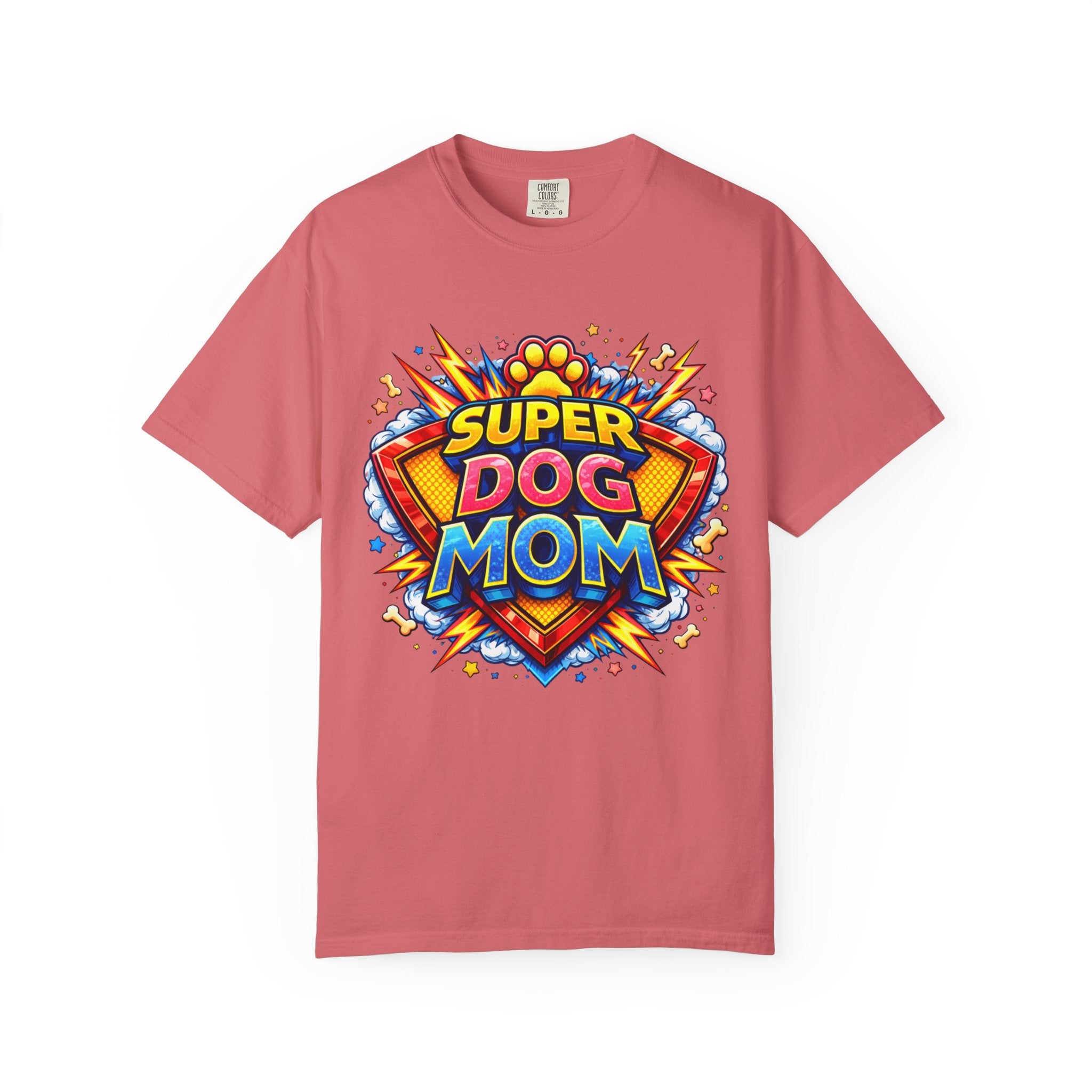 Comfort Colors® Unisex Super Dog Mom T-Shirt