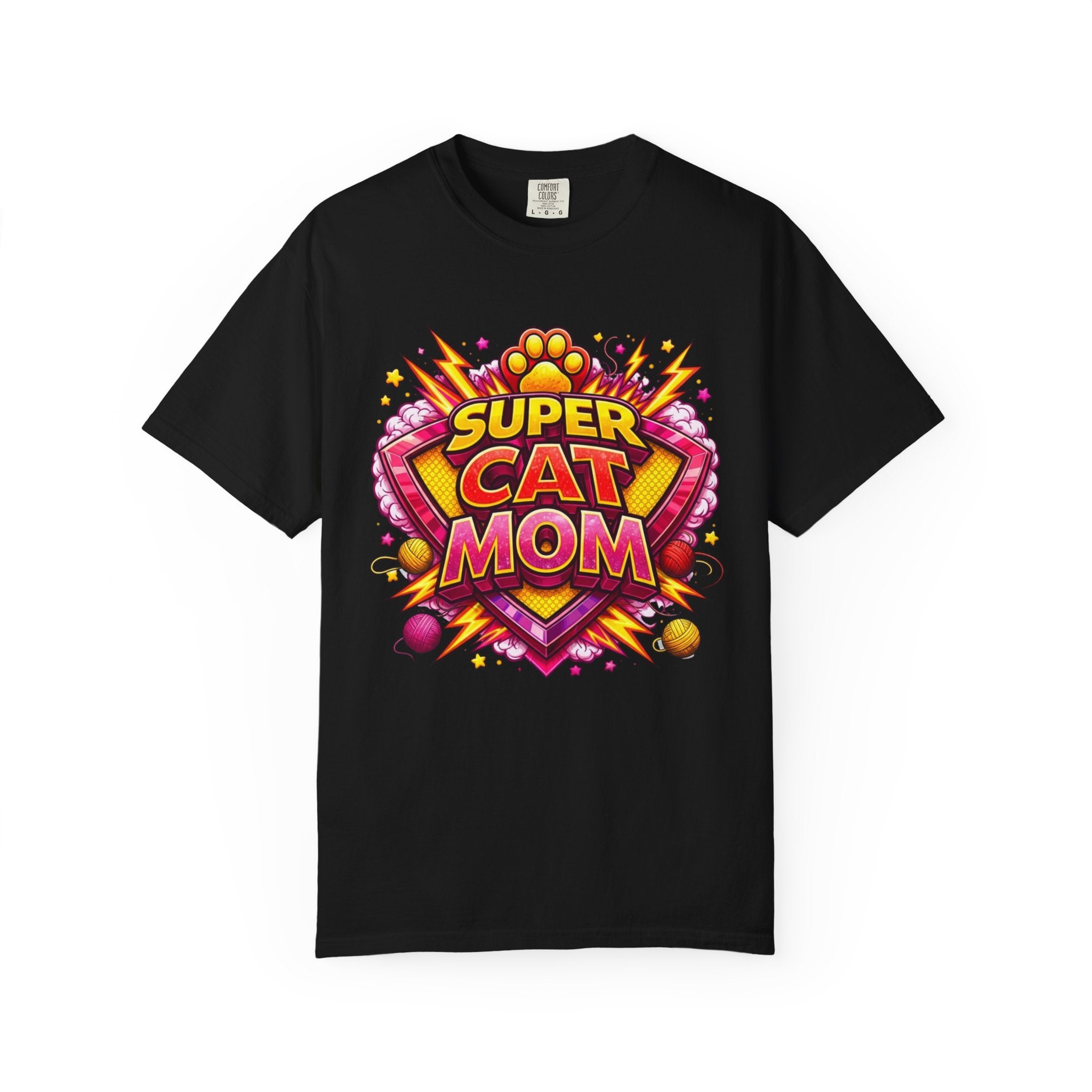 Comfort Colors® Unisex Super Cat Mom T-Shirt
