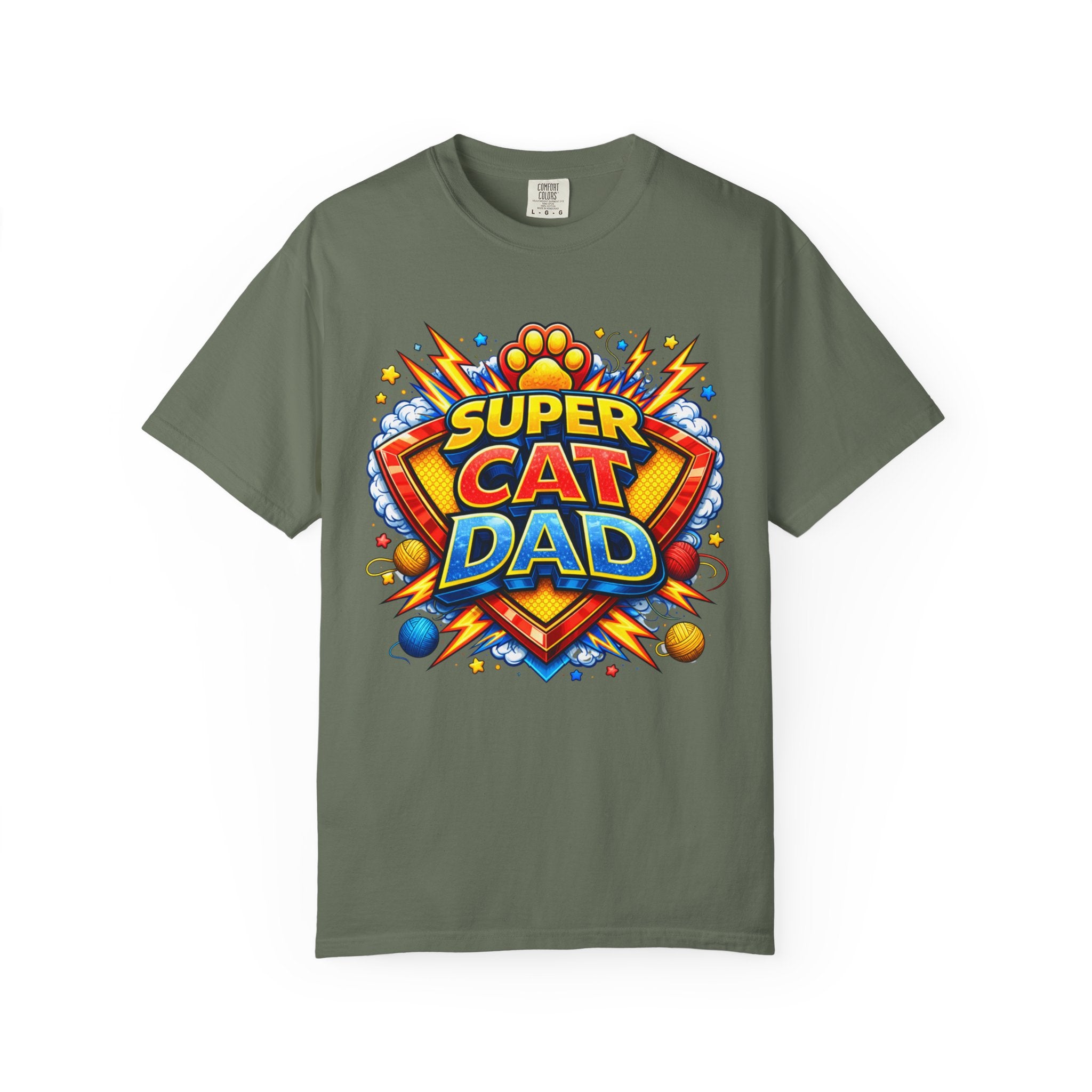 Comfort Colors® Unisex Super Cat Dad T-Shirt