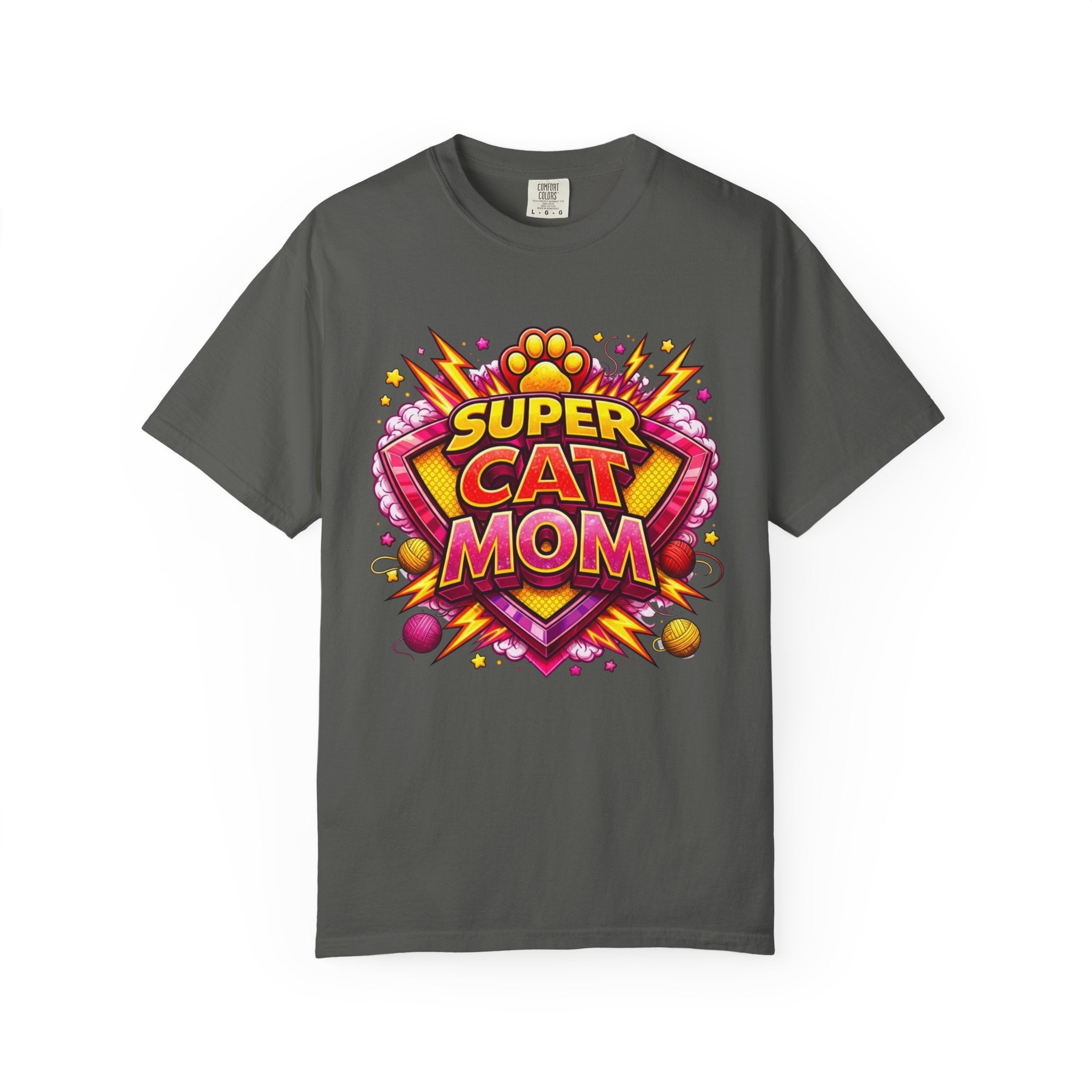 Comfort Colors® Unisex Super Cat Mom T-Shirt
