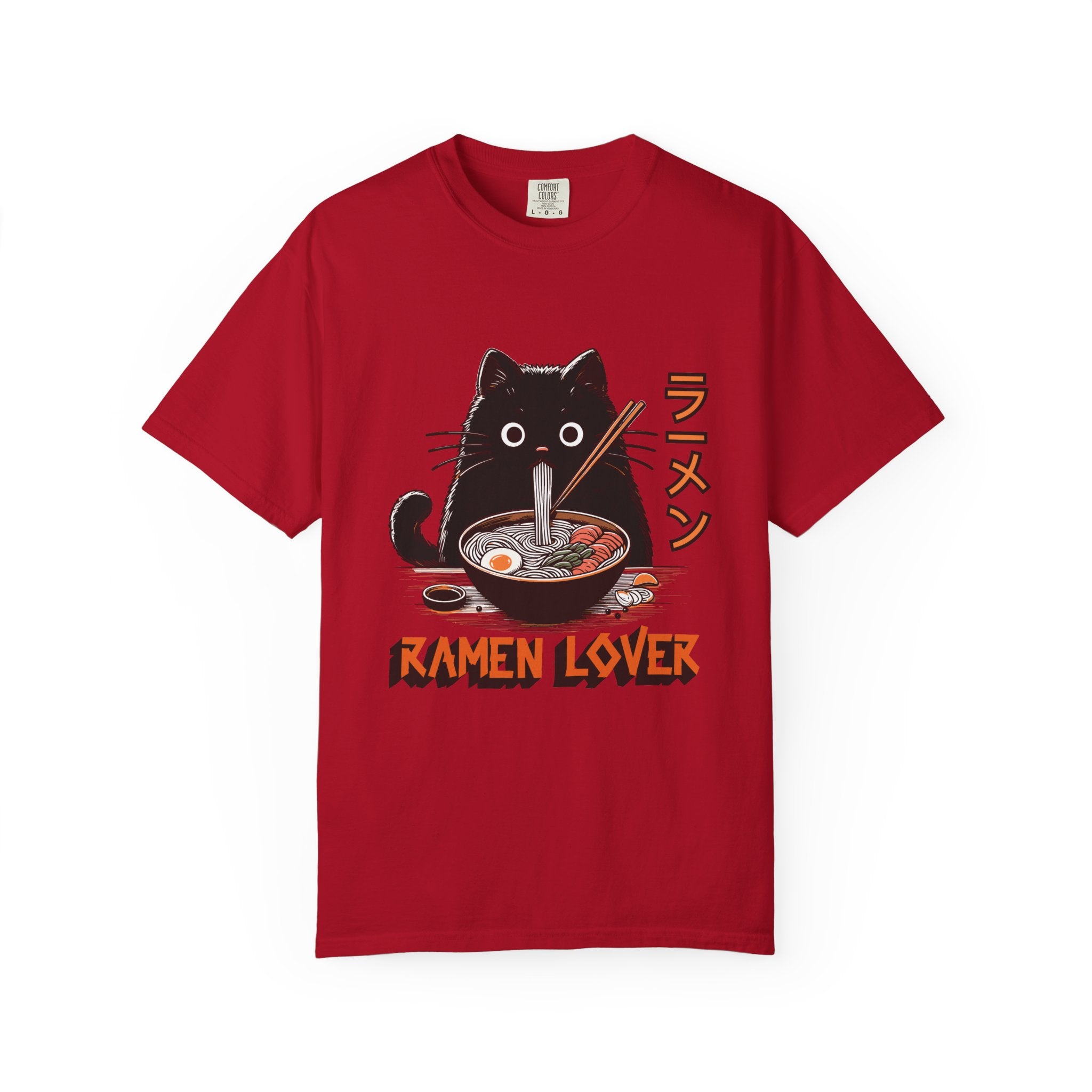 Comfort Colors® Unisex Ramen Lover Cat T-Shirt