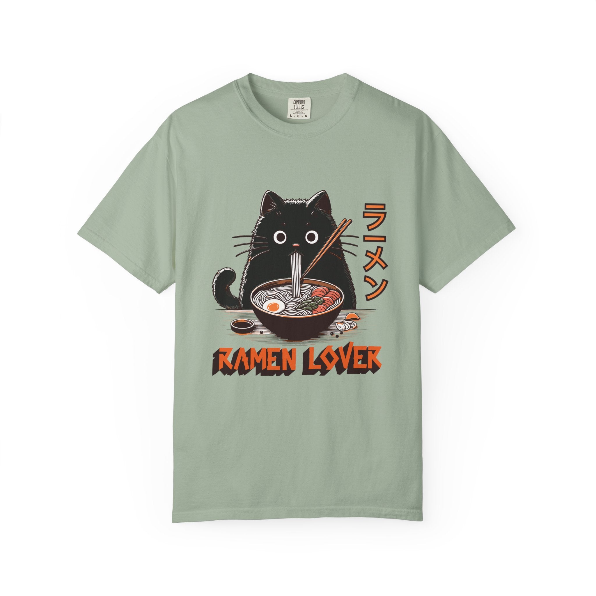 Comfort Colors® Unisex Ramen Lover Cat T-Shirt