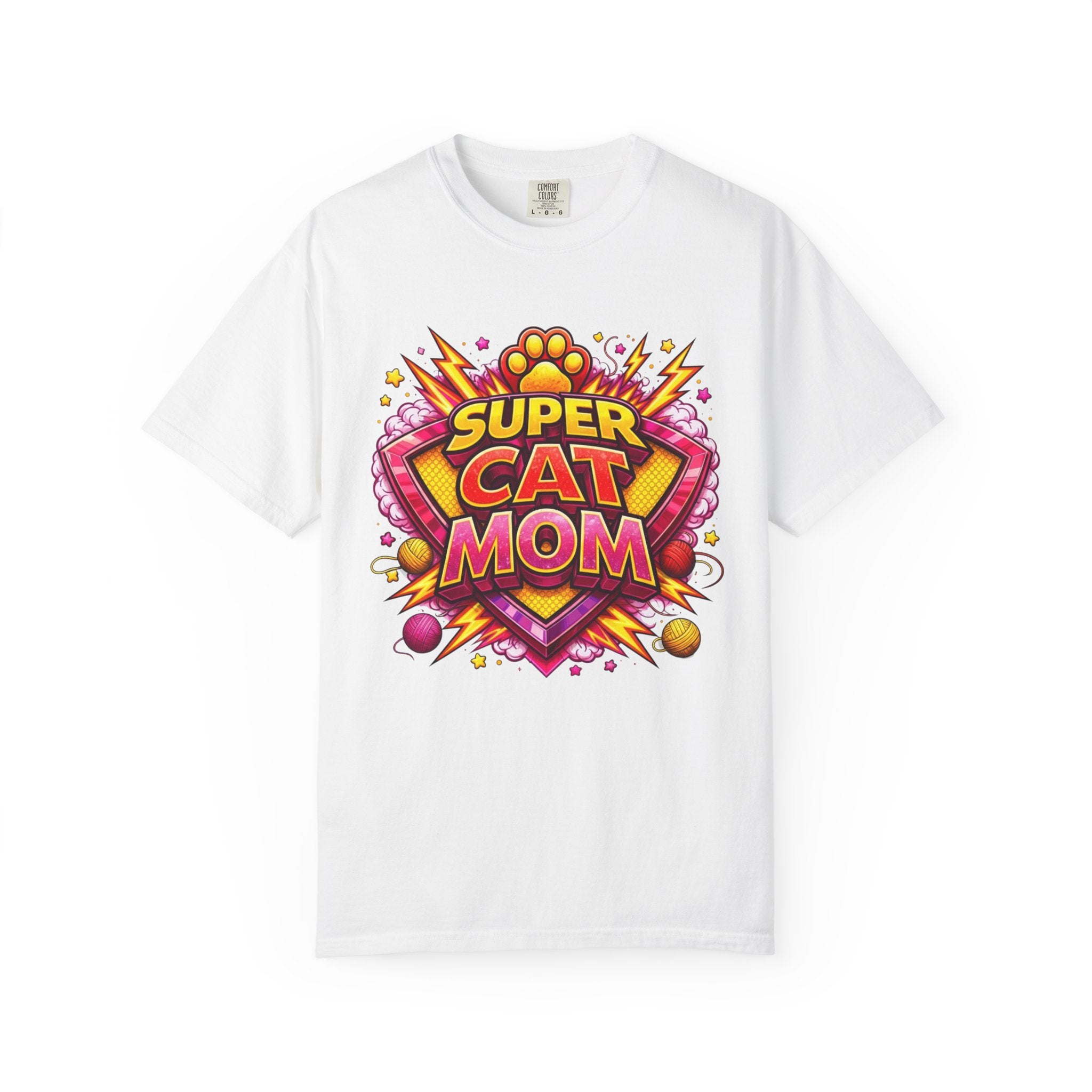 Comfort Colors® Unisex Super Cat Mom T-Shirt