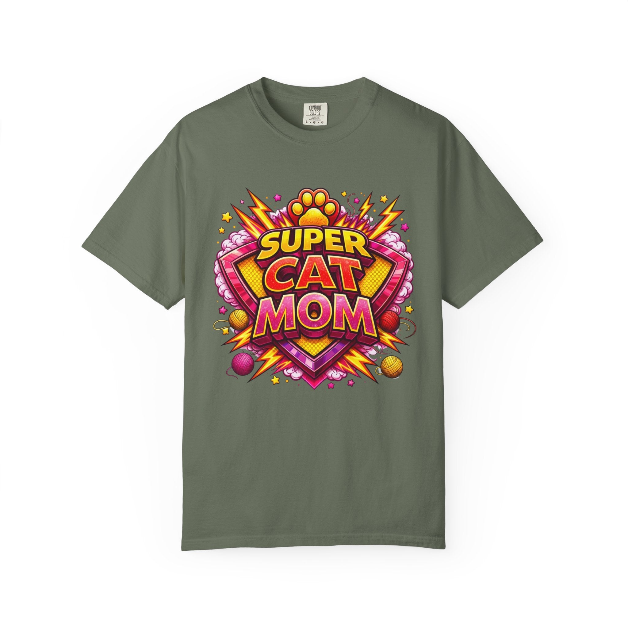 Comfort Colors® Unisex Super Cat Mom T-Shirt