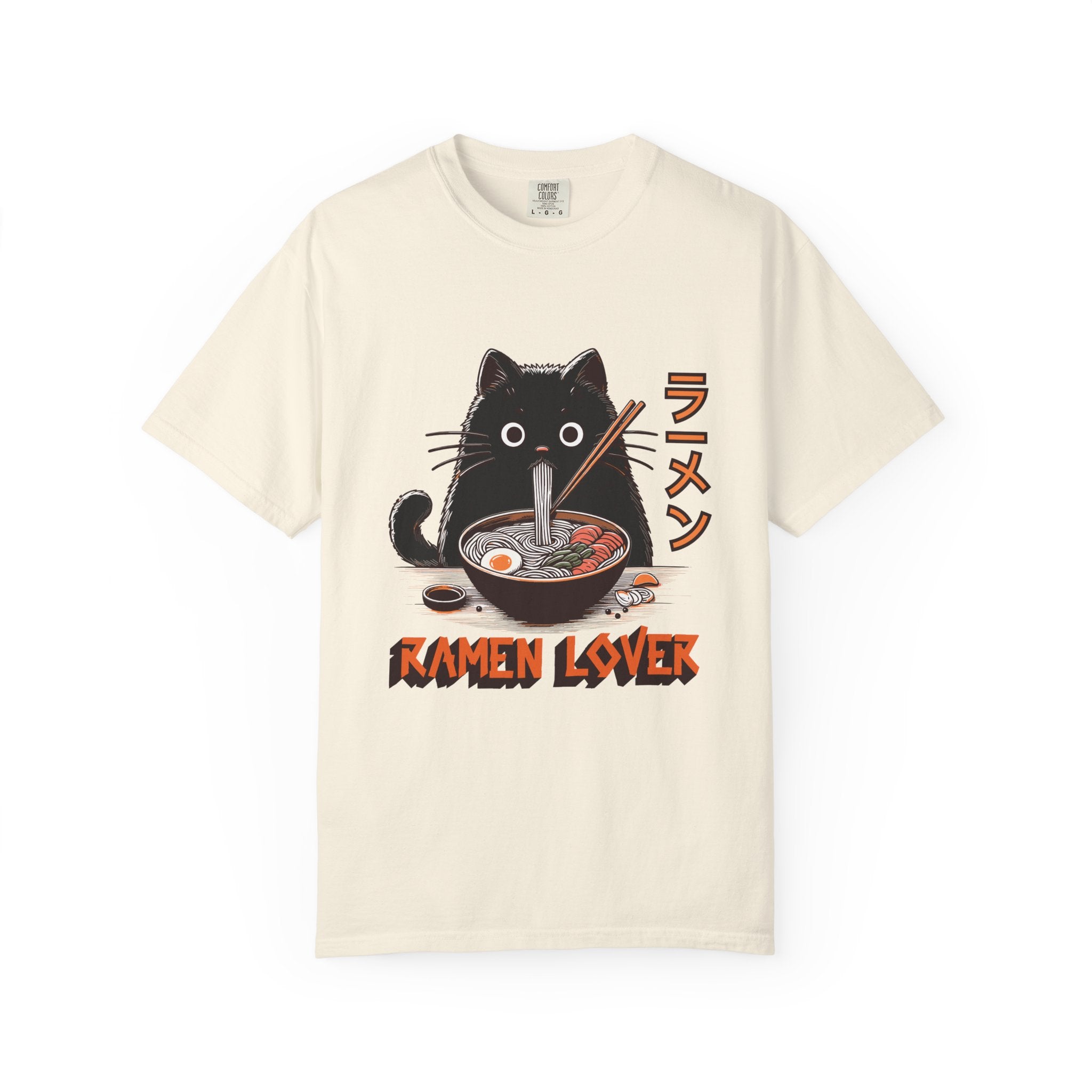 Comfort Colors® Unisex Ramen Lover Cat T-Shirt
