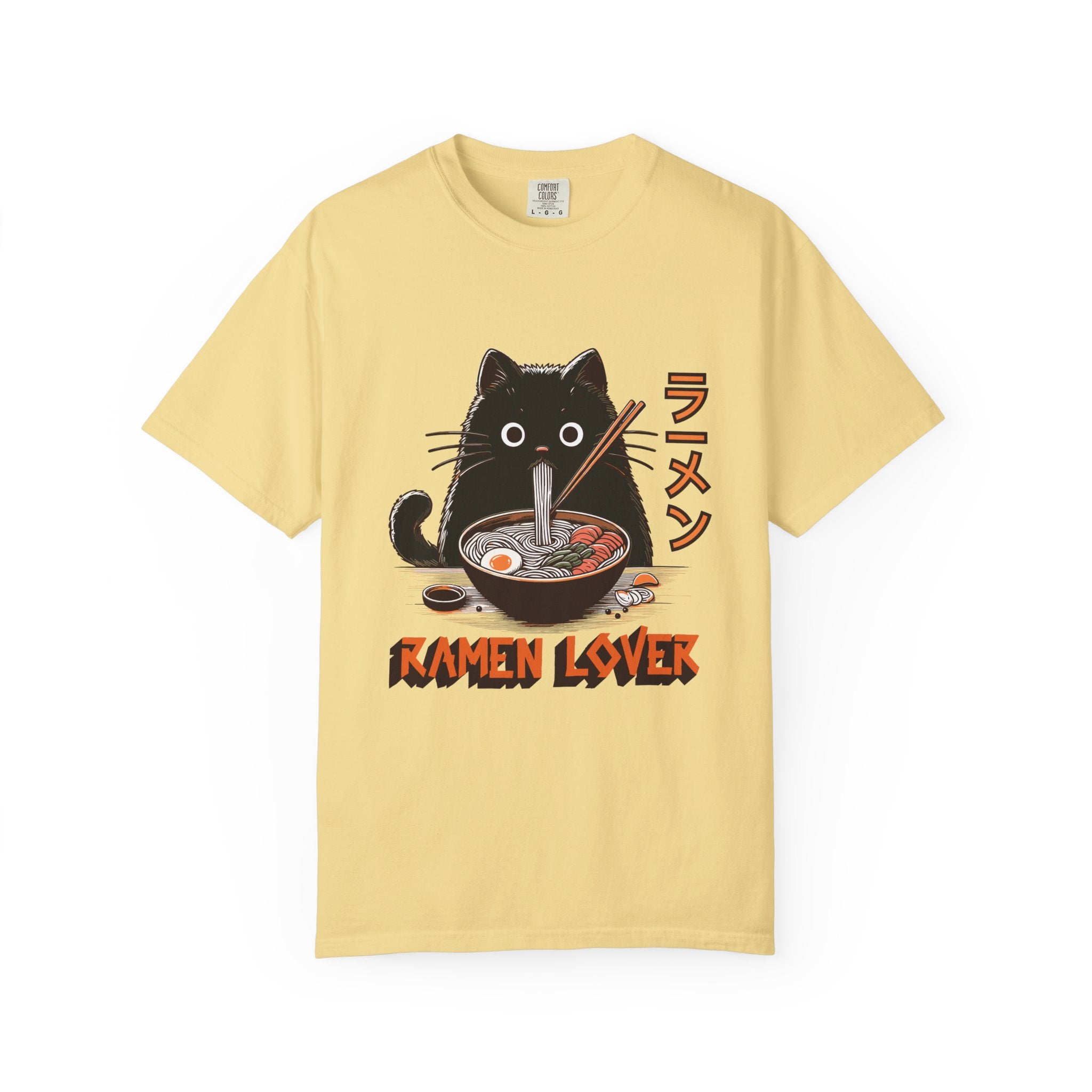 Comfort Colors® Unisex Ramen Lover Cat T-Shirt