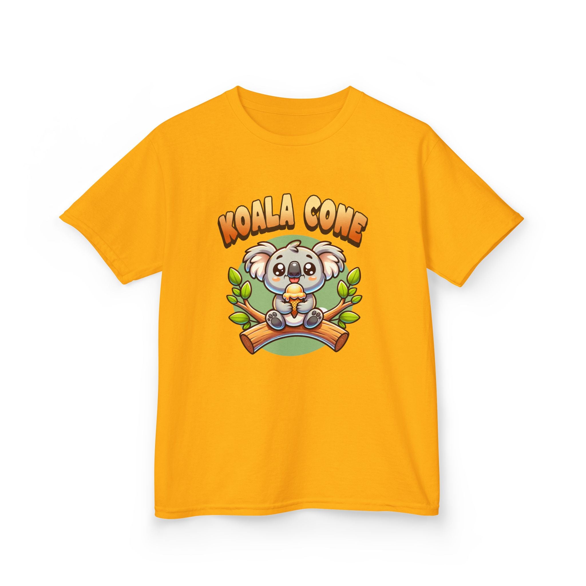 Girl's Cute 'Koala Cone' Cartoon Koala Tee T-Shirt