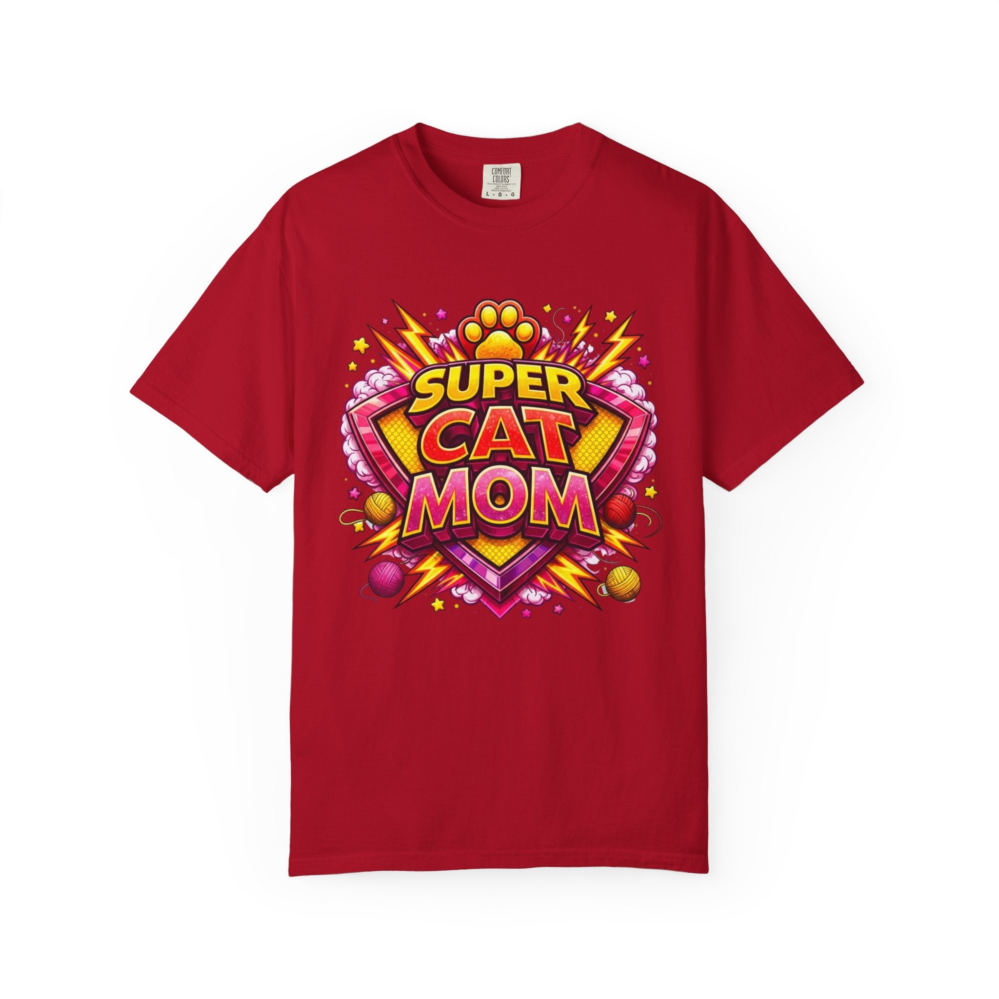 Comfort Colors® Unisex Super Cat Mom T-Shirt