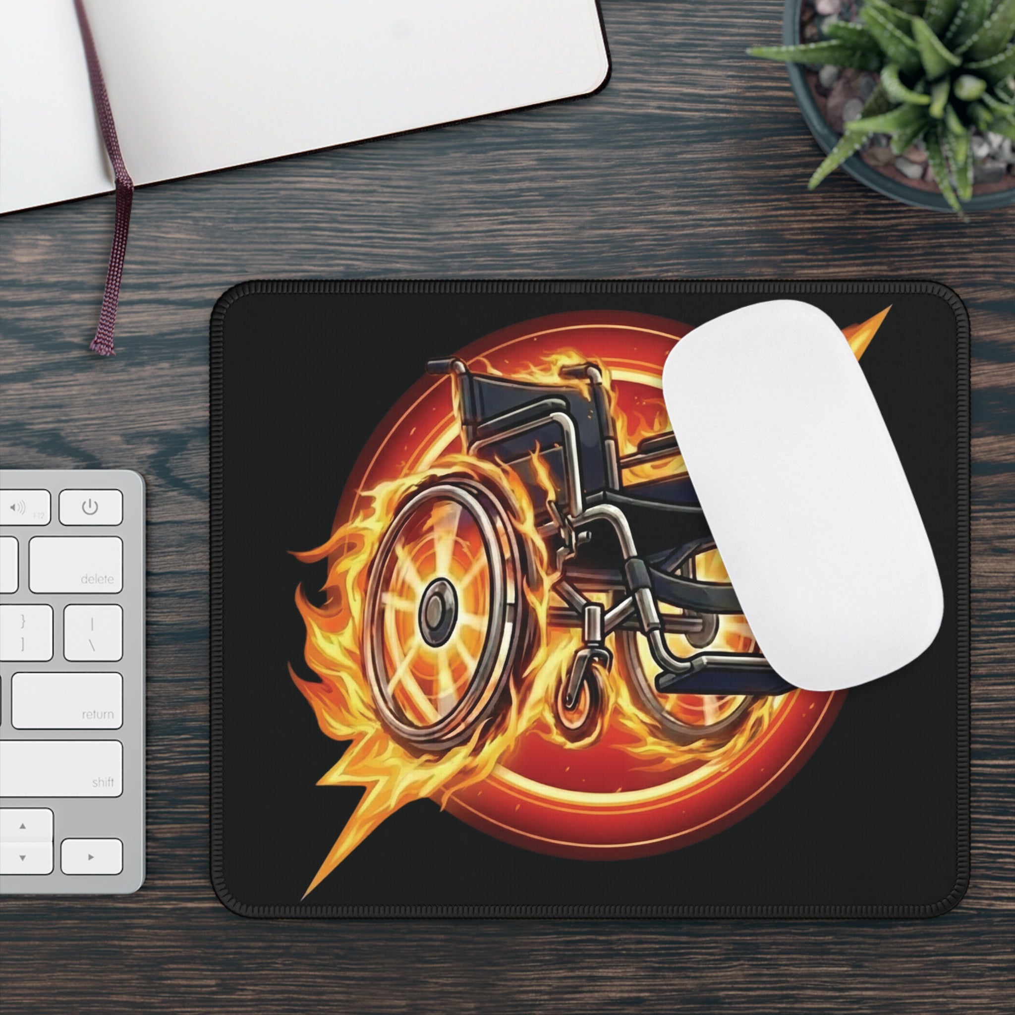 Gaming Mouse Pad Wheelchair Superpower