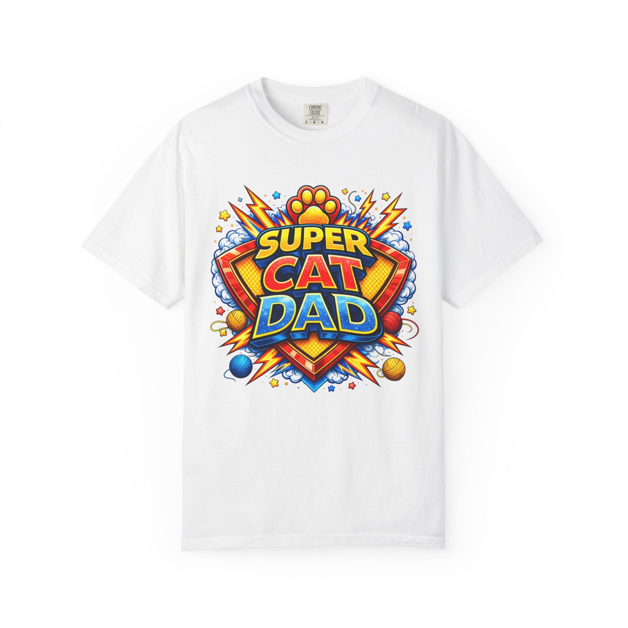 Comfort Colors® Unisex Super Cat Dad T-Shirt