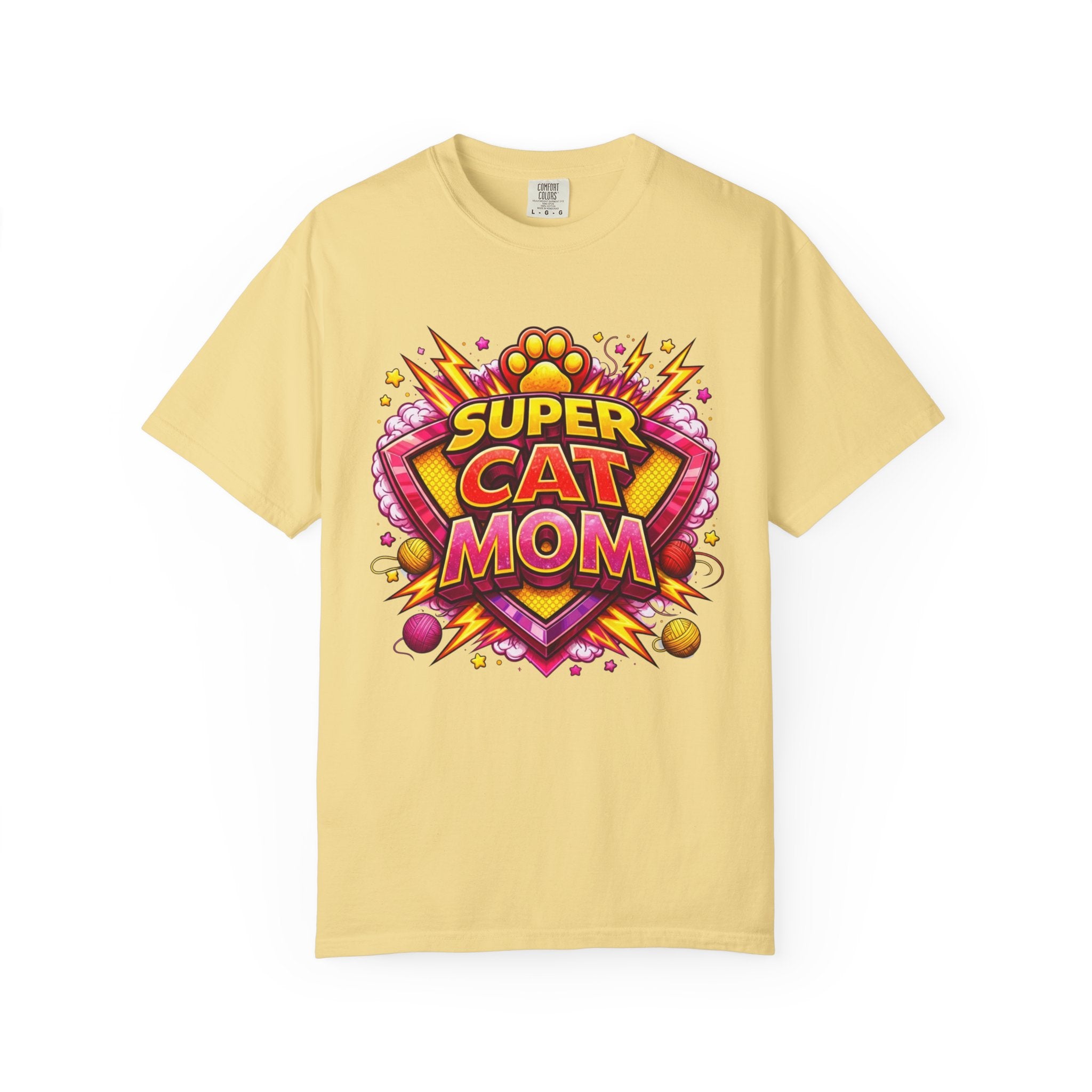 Comfort Colors® Unisex Super Cat Mom T-Shirt