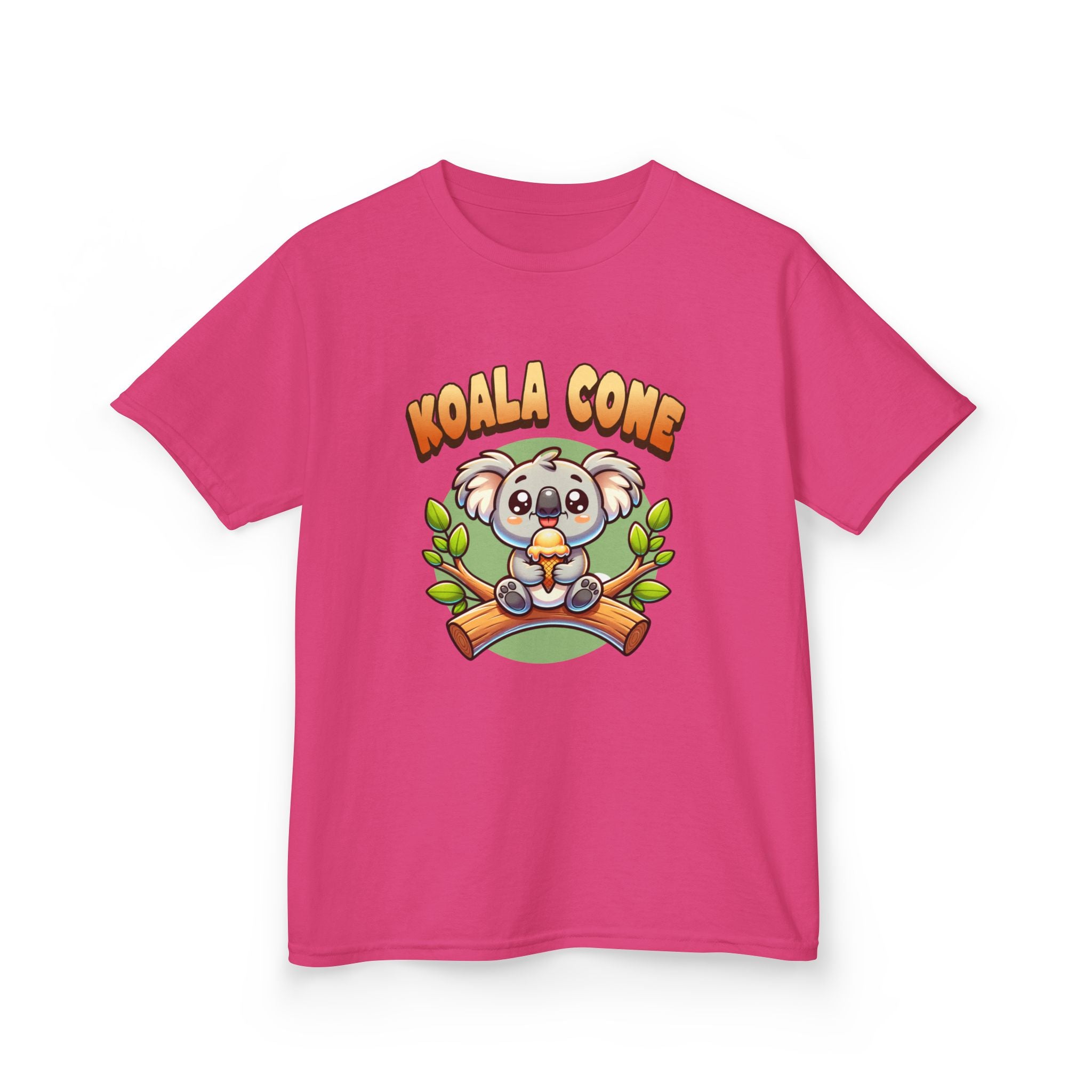 Girl's Cute 'Koala Cone' Cartoon Koala Tee T-Shirt