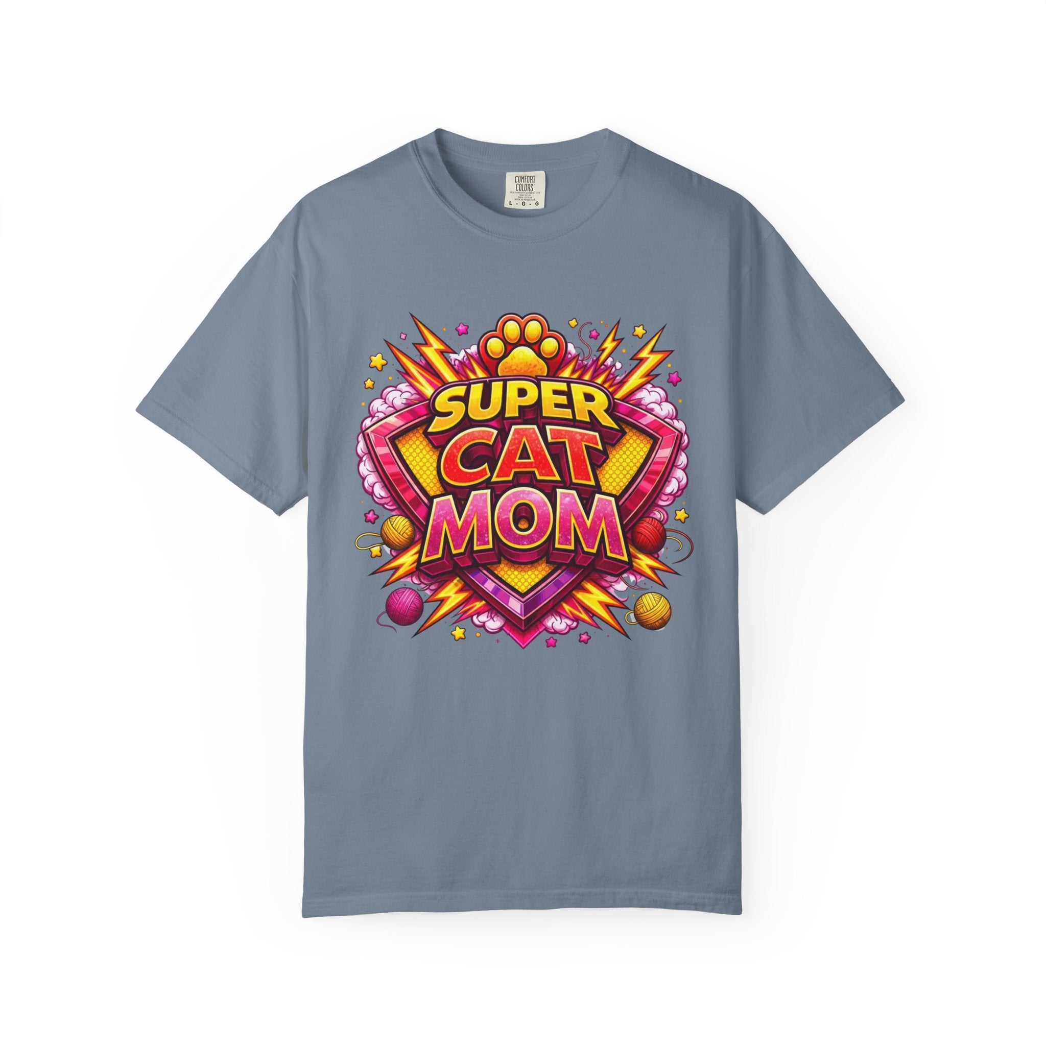 Comfort Colors® Unisex Super Cat Mom T-Shirt