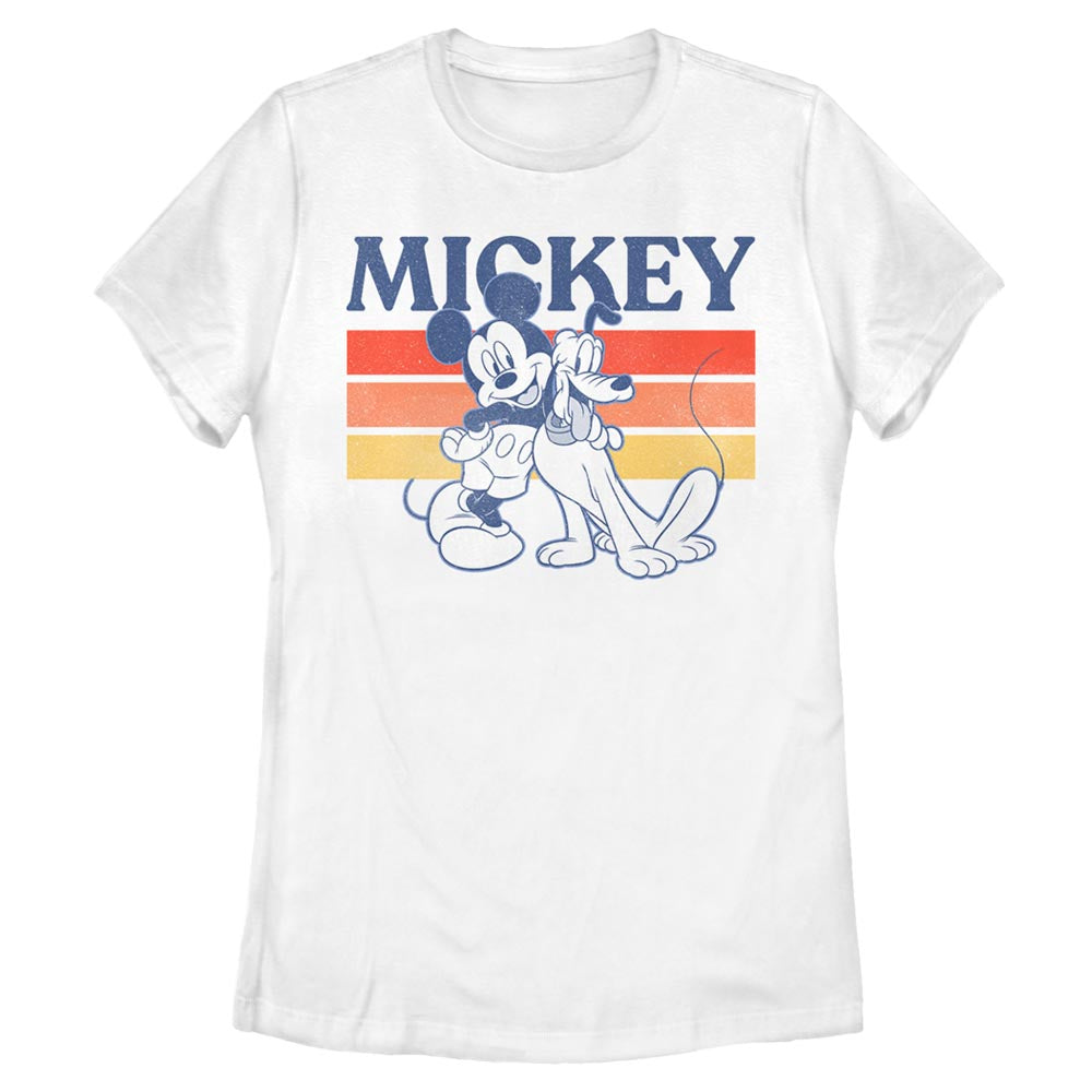 Women's Disney Mickey & Pluto Retro Squad T-Shirt