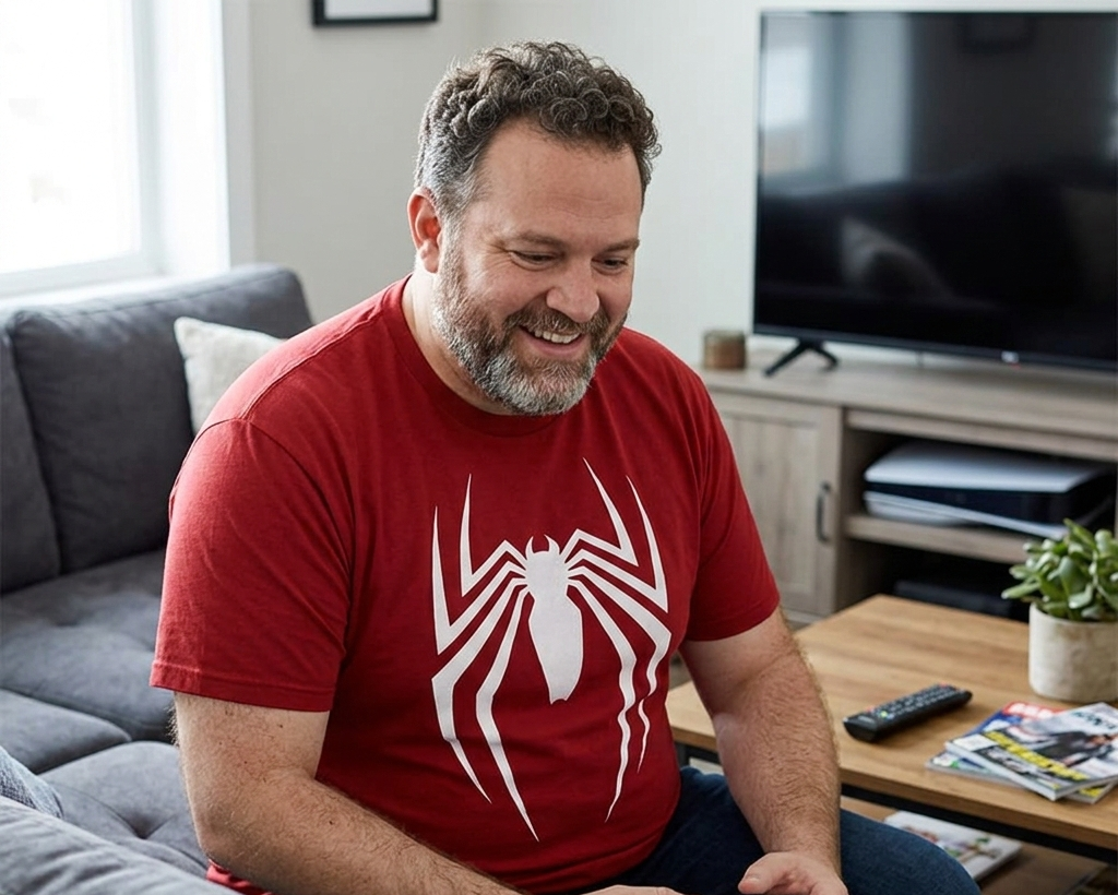 Men's Marvel Spider-Man Gamerverse Logo T-Shirt