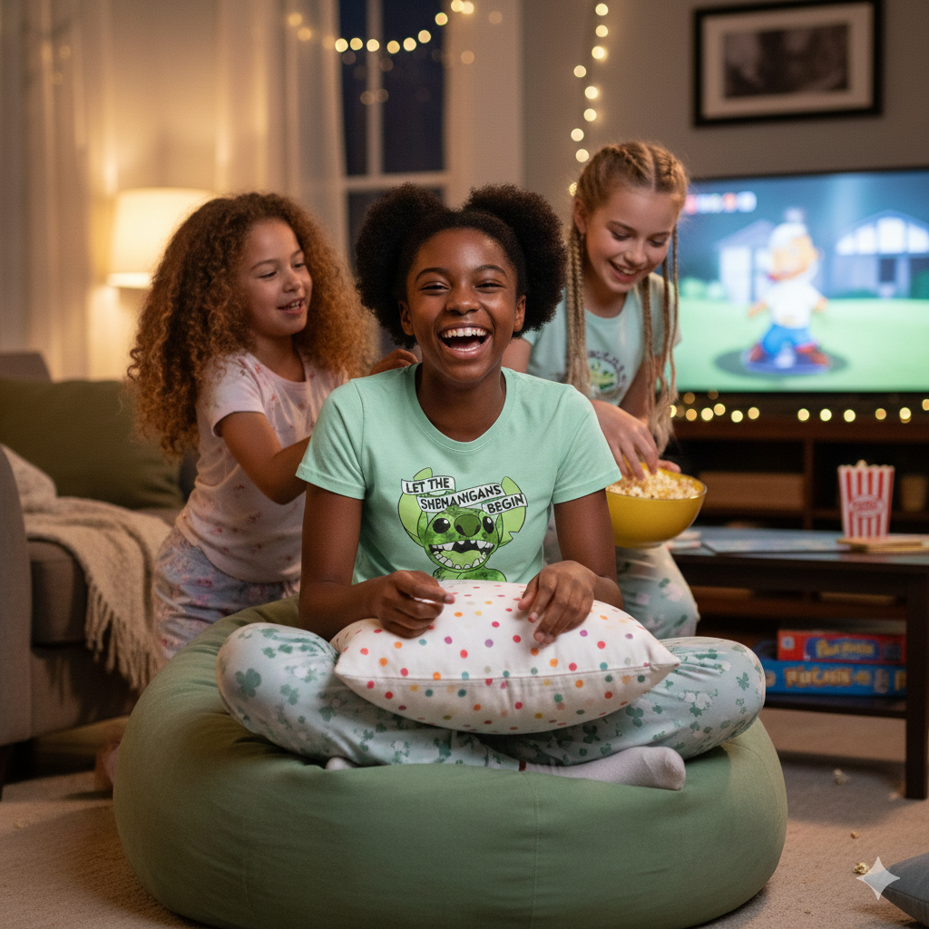 Girl's Disney Lilo & Stitch "Let the Shenanigans Begin" T-Shirt