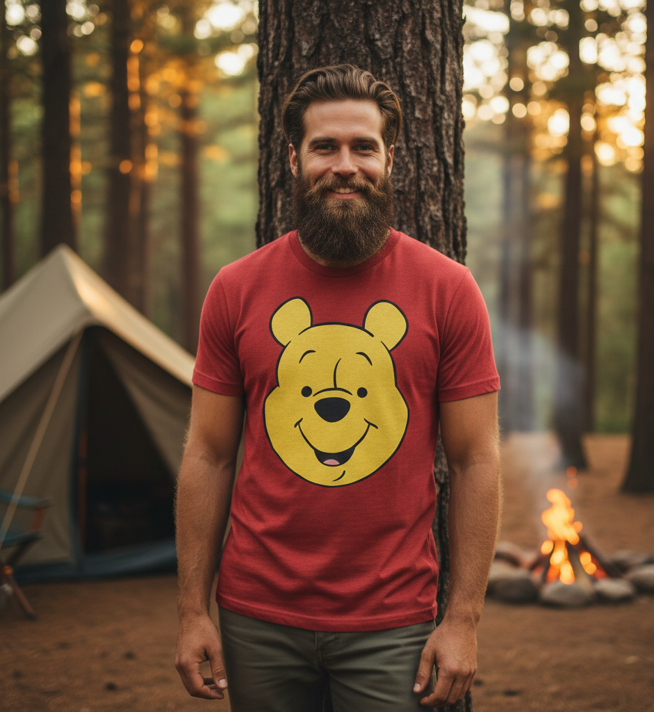 Men's Disney Winnie the Pooh "Big Face" T-Shirt
