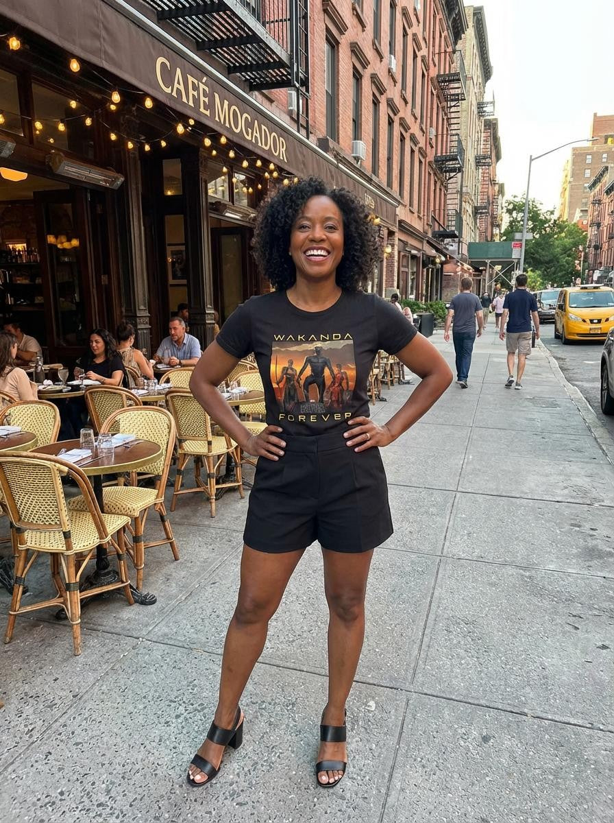 Women's Marvel Black Panther "Wakanda Forever" Scoop Neck T-Shirt