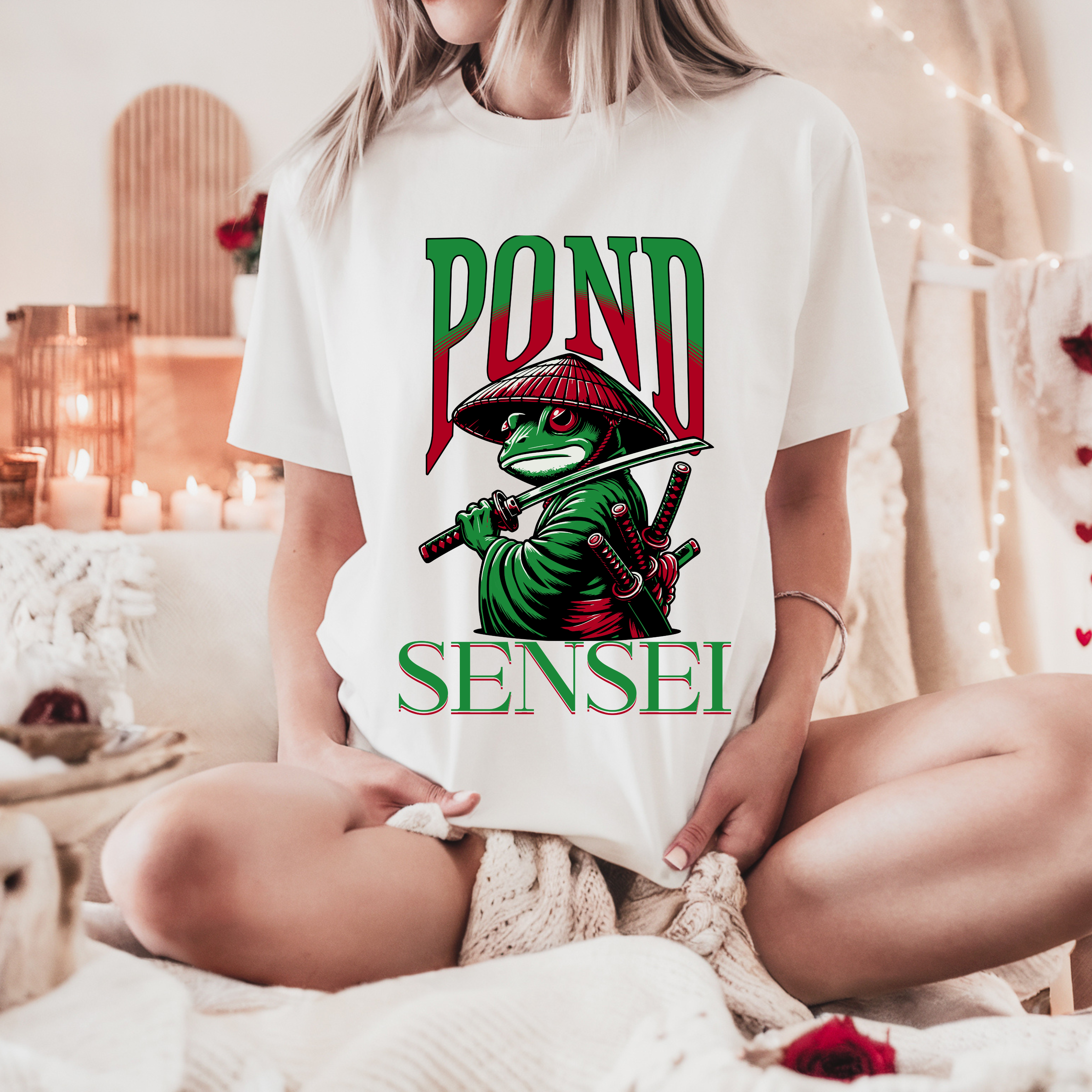 Comfort Colors® Unisex Pond Sensei Samurai Frog T-Shirt