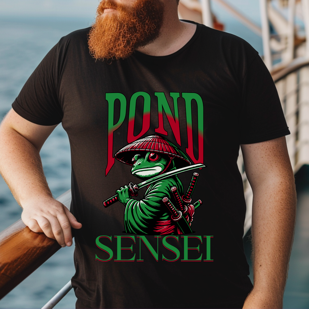 Comfort Colors® Unisex Pond Sensei Samurai Frog T-Shirt