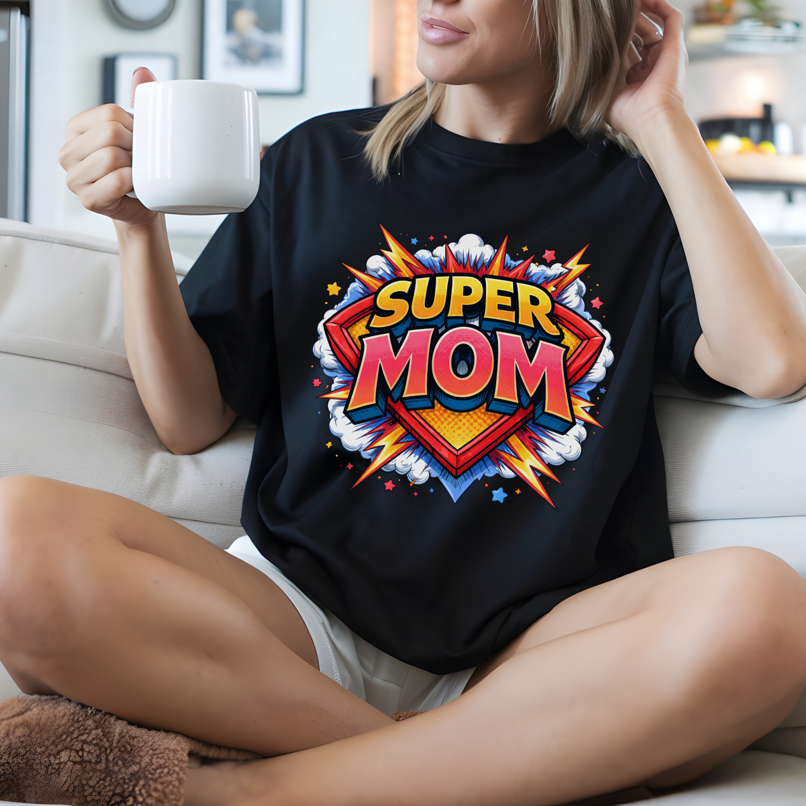 Comfort Colors® Unisex Super Mom T-Shirt