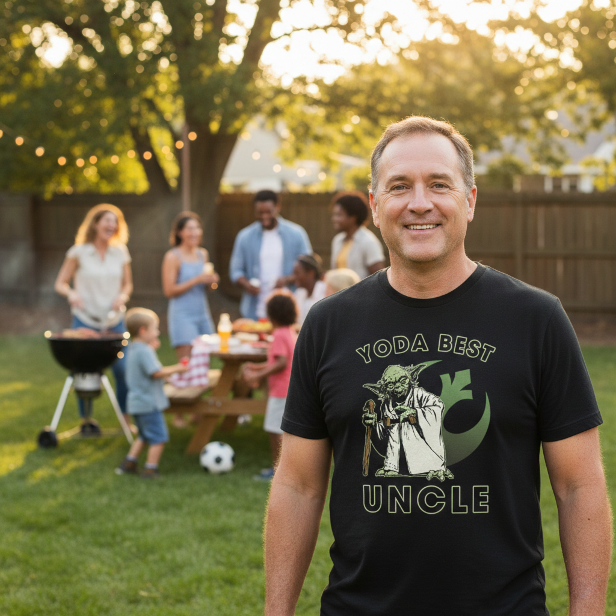 Men's Star Wars "Yoda Best Uncle" T-Shirt