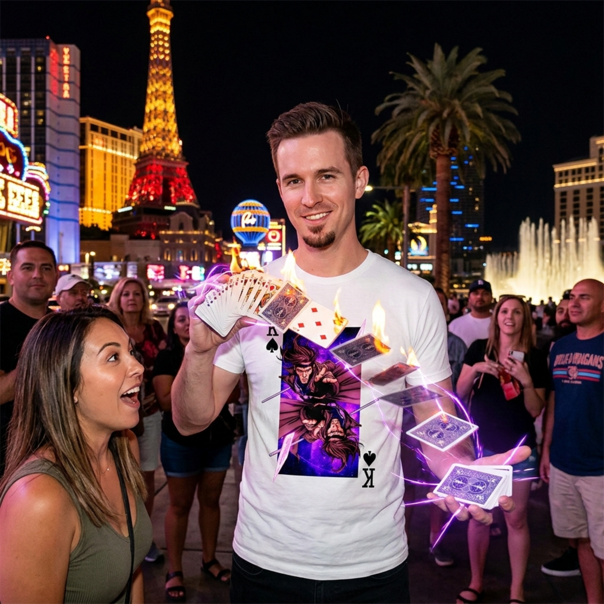 Men's Marvel X-Men Gambit "King of Spades" T-Shirt