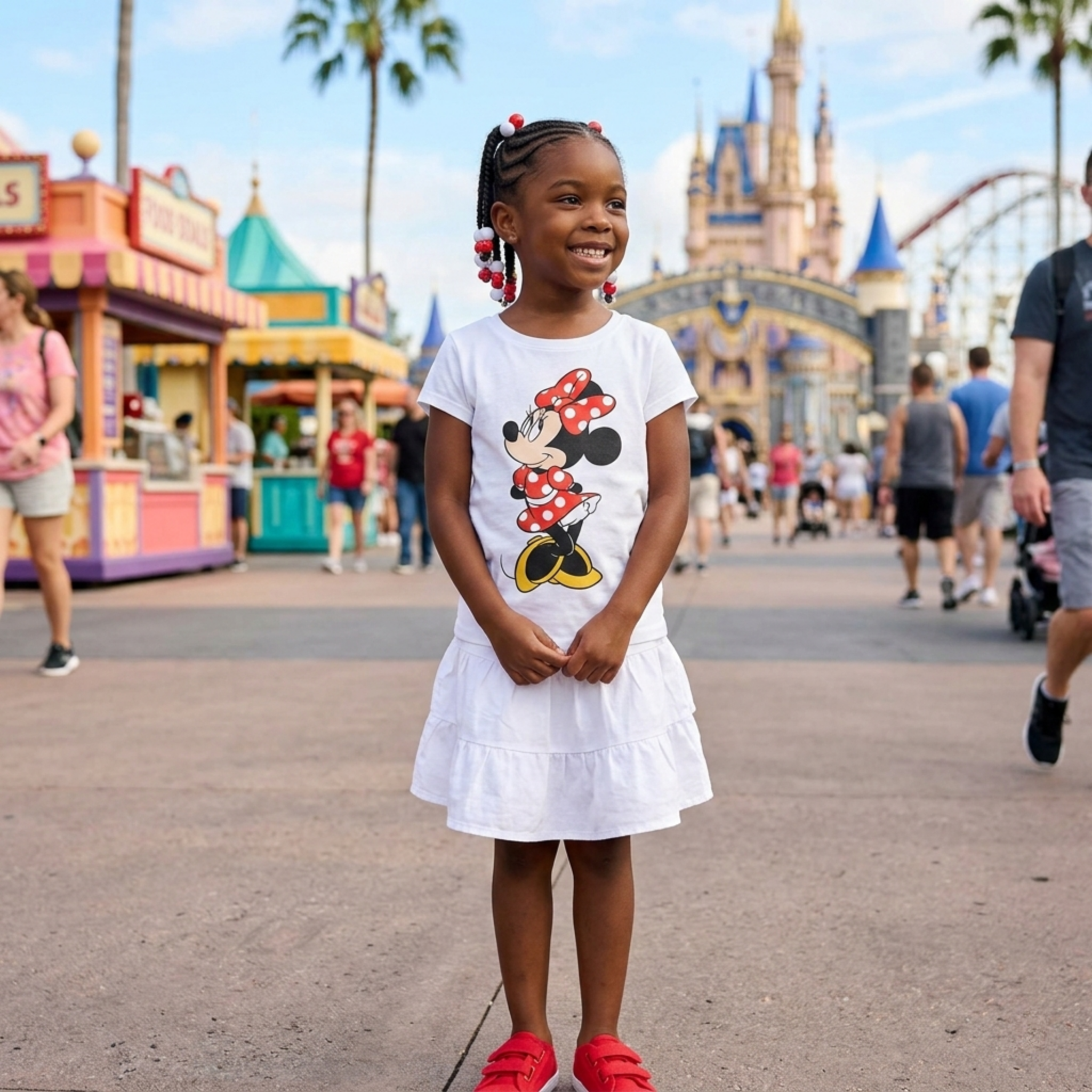 Girl's Disney "Traditional Minnie" Classic Pose T-Shirt