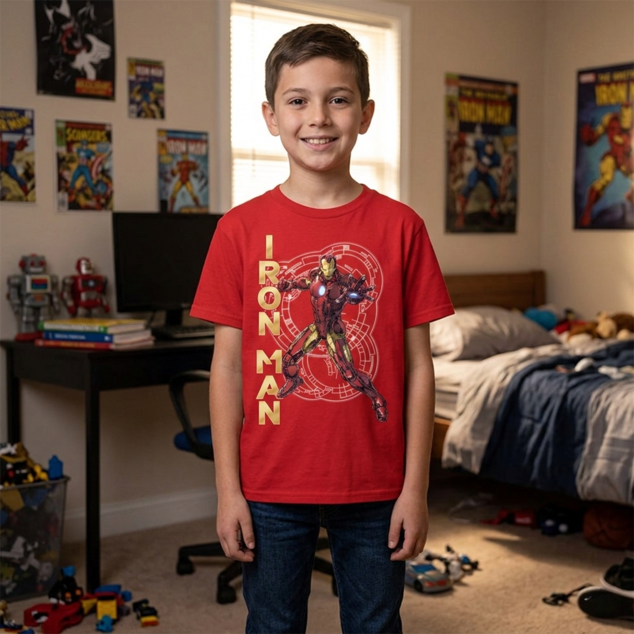 Boy's Marvel Iron Man Technology T-Shirt