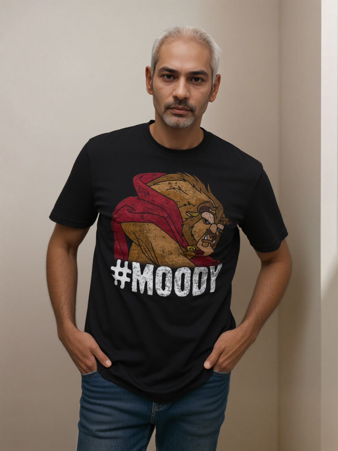 Men's Disney Beauty and the Beast #Moody T-Shirt