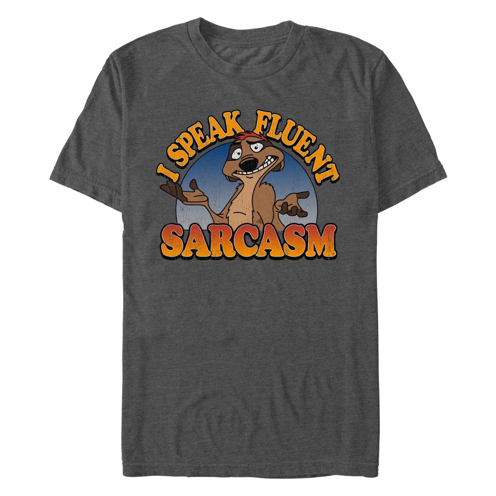 Men's Disney The Lion King Timon "I Speak Fluent Sarcasm" T-Shirt
