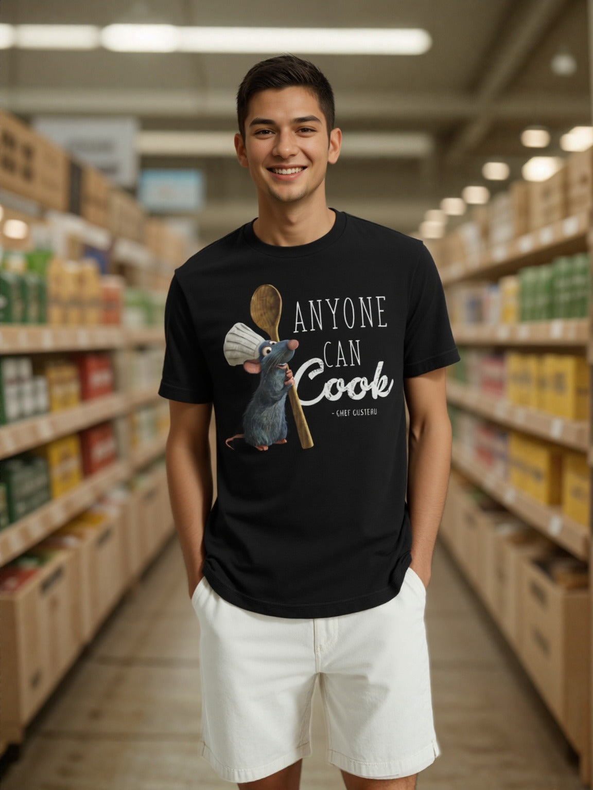 Men's Pixar Ratatouille "Anyone Can Cook" T-Shirt