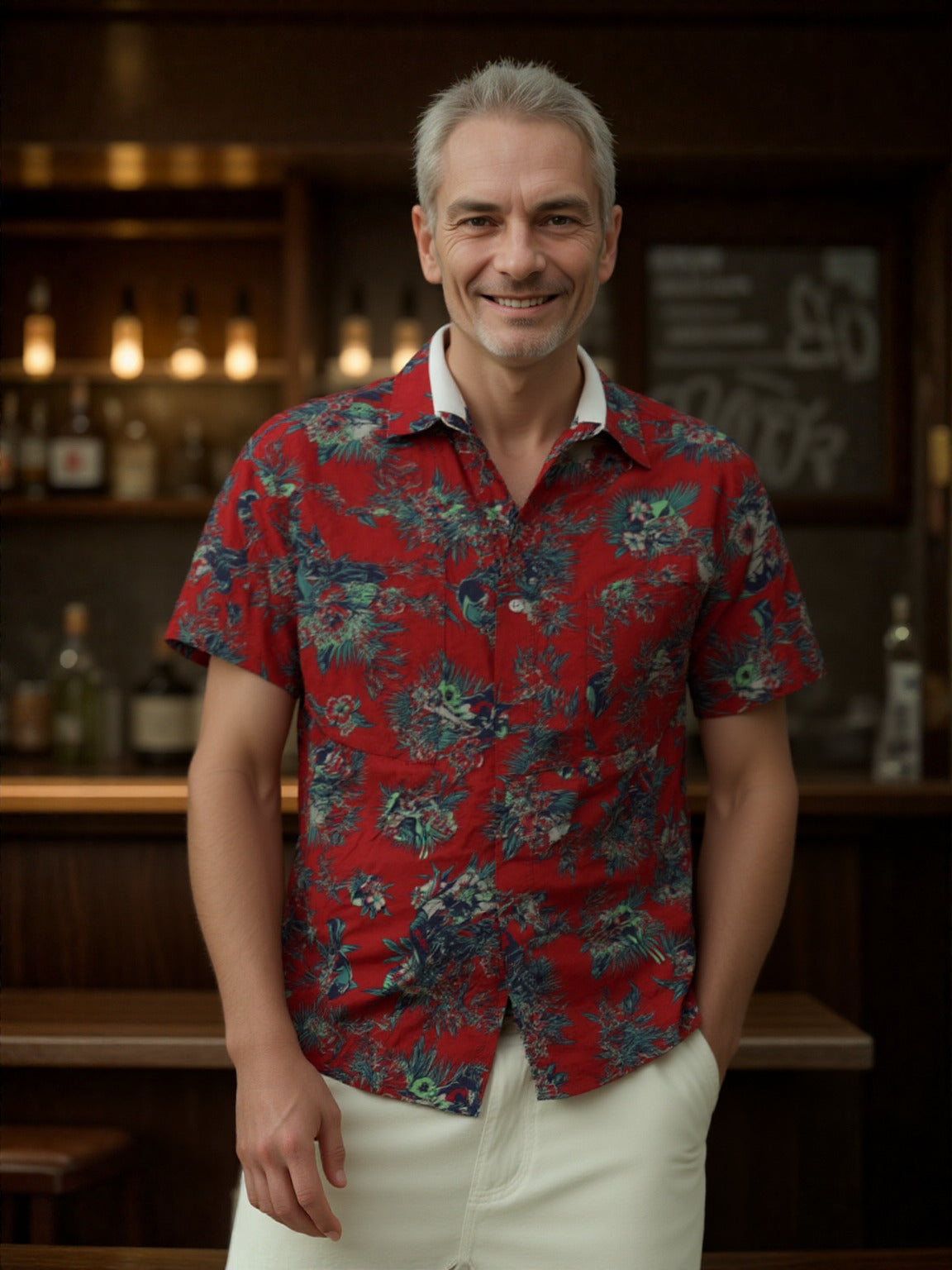 Men's Star Wars "This is the Bouquet" Button-Up Woven Shirt