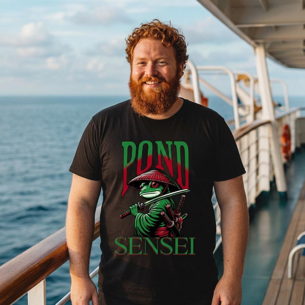 Comfort Colors® Unisex Pond Sensei Samurai Frog T-Shirt